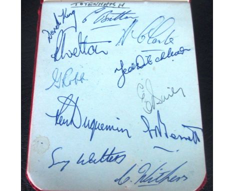 Tottenham autographs removed from autograph book
Signed by Ted Ditchburn, Charlie Withers, Harry Clarke, Derek King, Colin Br