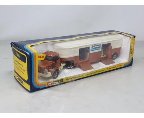 A boxed Corgi Major No.1105 National Racing Stables Horse Transporter, Ex plus-Nr M, box VG