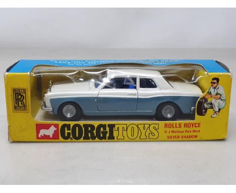 A boxed Corgi Toys No.273 Rolls-Royce Silver Shadow, Nr M-M, box Nr perfect