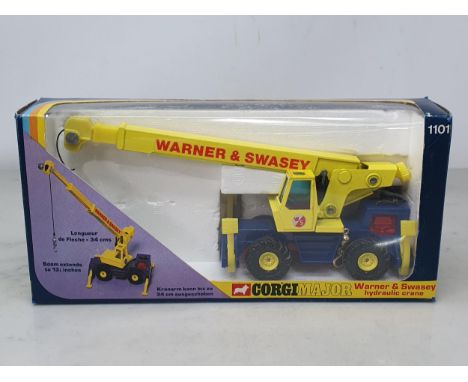 A boxed Corgi Major No.1101 Warner &amp; Swasey Hydraulic Crane, Nr M-M, box Ex plus