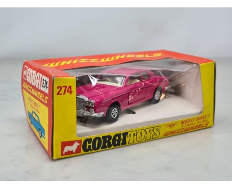 A boxed Corgi Whizzwheels No.274 Bentley Series 'T', Nr M, box Ex plus