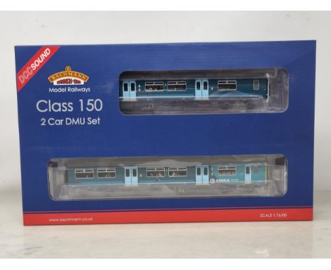 A boxed Bachmann 00 gauge DCC Sound Fitted Class 150 DMU Set in Arriva Trains Wales livery, in unused condition