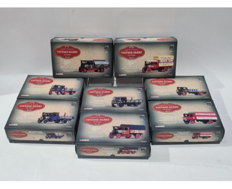 Eight boxed Corgi limited edition 'Vintage Glory of Steam' Models