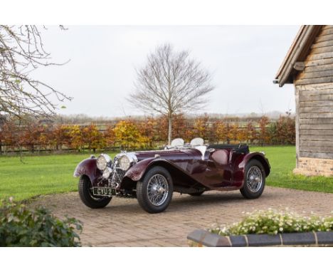 1937 SS 100 Jaguar 2½-Litre Two-seater Sports  Chassis no. 18050 Engine no. 250997•One of approximately 190 SS 100 2½-Litre m