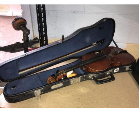 A Skylark violin and case (labelled 'Special copy of Antonius Stradivarius'