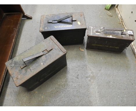 3x Ammunition Boxes 