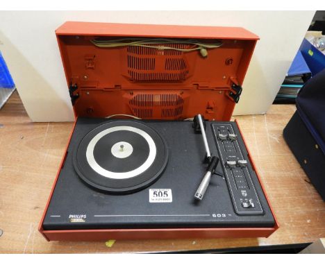 Portable Phillips Record Player 