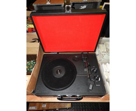 Record Player in Case 