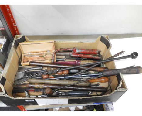 Box of Vintage Tools 