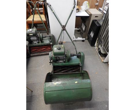 Petrol Engine Cylinder Mower - Seen Working 