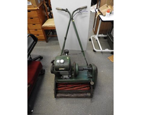 Petrol Engine Cylinder Mower - Seen Working 