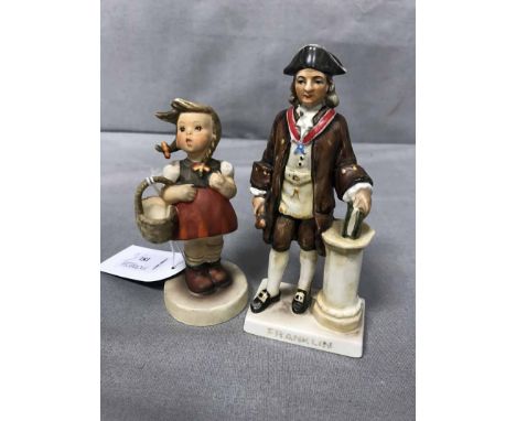 LOT OF SIX GOEBEL FIGURESincluding one of Franklin
