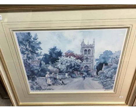 STURGEON SIGNED PRINT, FRAMED 