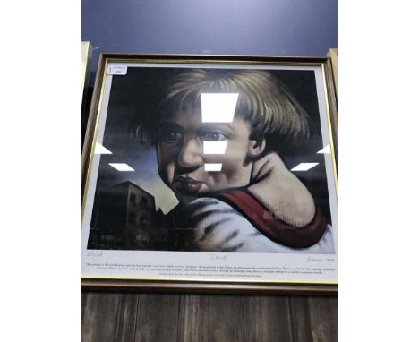 * PETER HOWSON OBELUCIElimited edition colour print, signed in pen and dated 2000, numbered 26/60 40.5cm x 43.5cmFramed and u