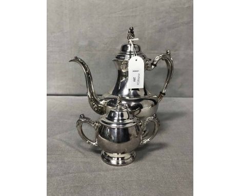 SILVER PLATE FOUR PIECE TEA SERVICE