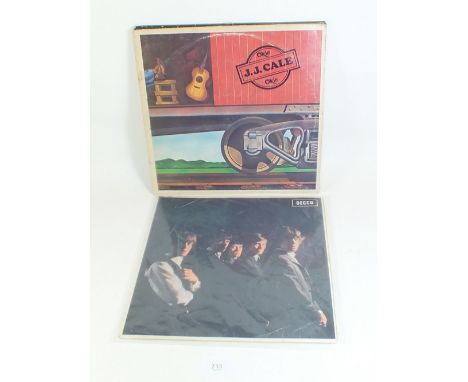 Four vinyl LPs including 'The Rolling Stones' Decca (Mono  - LK4605) and Simon and Garfunkel JJ Cale