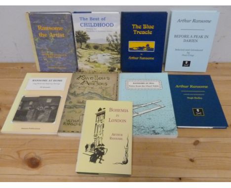 AMAZON PUBLICATIONS.&nbsp;&nbsp;9 vols. by or re. Arthur Ransome, some in d.w's, some in card wrappers. 