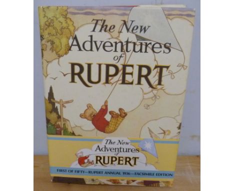 BESTALL ALFRED (Illus).&nbsp; The New Adventures of Rupert, First of Fifty, Facsimile Edition, copy no. 51. Illus. Quarto. Pi