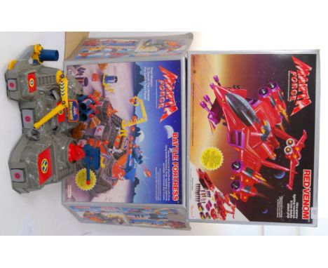 A good collection of vintage Bluebird Mana Force sci fi related action playsets. To include Red Venom (with original box) and