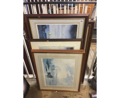 Various signed prints, R C Howey, Bob Olley etc.
