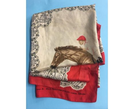 A silk Derby Winners scarf