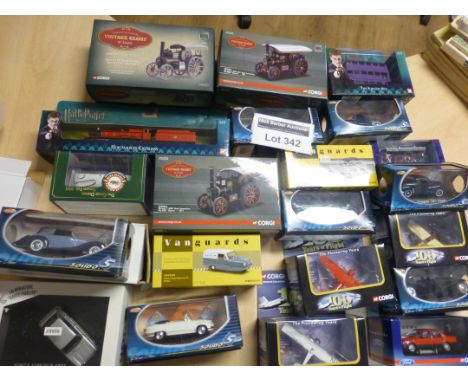 Die-cast : Various incl Corgi - Vintage Glory, Solido, Harry Potter, Vanguard etc, large box, all boxed and a good collection