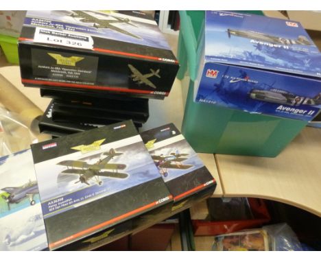 Die-cast : Various Aircraft boxed incl Hobbymaster AA1204, HA1210, Aviation Archive Corgi AA37702, 36706, 36308 (5), all boxe