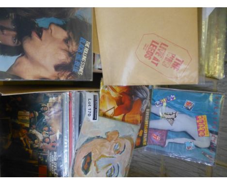 Records : 40+ classic rock albums incl The Who, Rolling Stones, Bob Dylan etc, good lot.