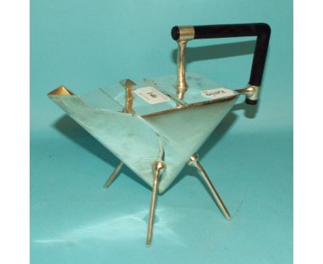 A Dr Christopher Dresser style plated teapot Condition report Report by MW

Modern