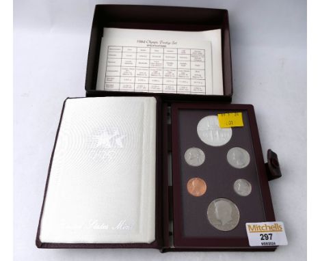 1984 United States Mint Olympic Prestige coin set