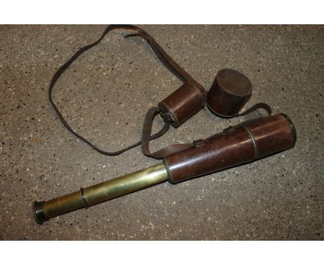 AWWI military Broadhurst and Clarkson of London three draw telescope 