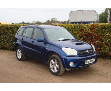 A Toyota Rav-4. Registration GU05 MHX.Date of first registration 4th April 2005.Diesel. Manual.165,070 miles. MOT until 16.10