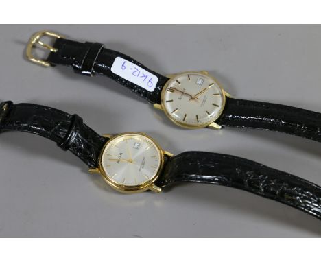 Two gentleman's manual wristwatches including Accurist.