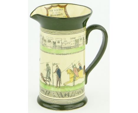 A Royal Doulton Bayeux Tapestry Battle of Hastings design jug,
height 8"