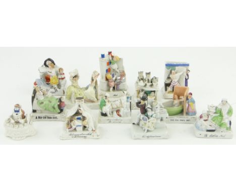 A Collection of 19th century porcelain fairings, (12).