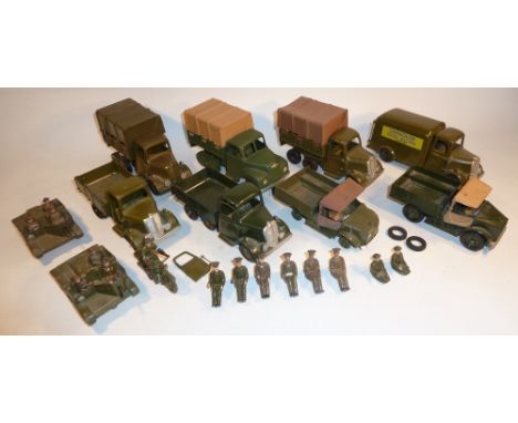  * Britains Army Vehicles (three Caterpillar Tenders, two Beetle Lorries, two Bren Gun Carriers with crew, Motor Cycle Dispat