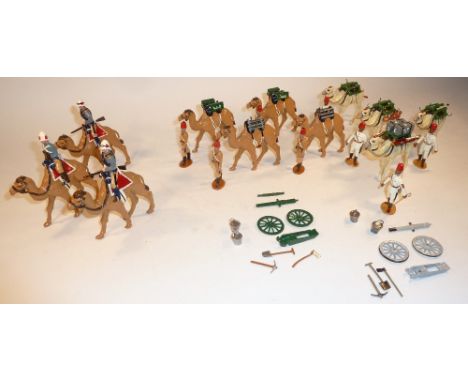 Trophy for Under Two Flags Camel Gun Battery four camels, Screw Gun, four Sudanese Gunners, five tools, two mounted Guards Ca