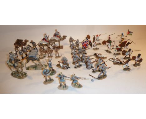 Britains War along the Nile and Redcoats Sudan 1884 sets 27000, 27001, 27003, 27030, 39003, 44007 and 44019, with Mariela Min