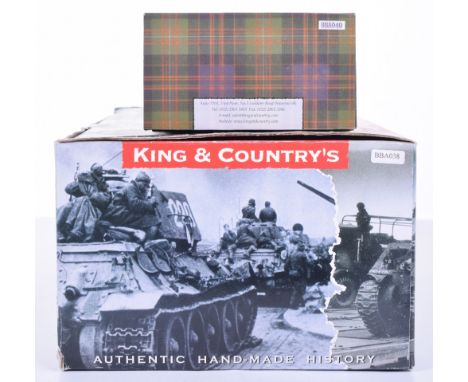 King and Country Battle of the Bulge sets BBA38 US Army WC63 1 1/2 Ton Truck and BBA40 Winter Passengers in original boxes (M