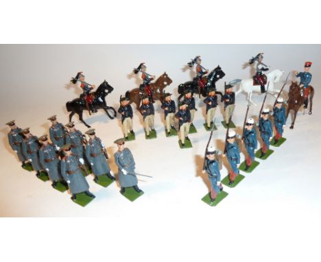  * Britains various Foreign Troops sets 9266, French Cuirassiers, 9163 Bersaglieri, 2027 Red Army Guards and 9157 French Fore