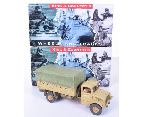 King and Country Eighth Army two sets EA57 Bedford OYD Truck (Limited edition 150) in original boxes (M) (2)