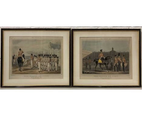 Michael Angelo Hayes RHA (British,19th century) after "The British Army. Regiments of Foot 34th (The Cumberland) Regt." hand 