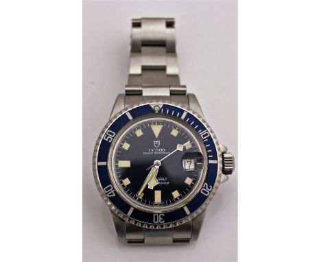 A Tudor Prince Oyster date Sub Mariner Model 494110 wristwatch, dating from the late 1970's   CONDITION REPORTS  Appears to b