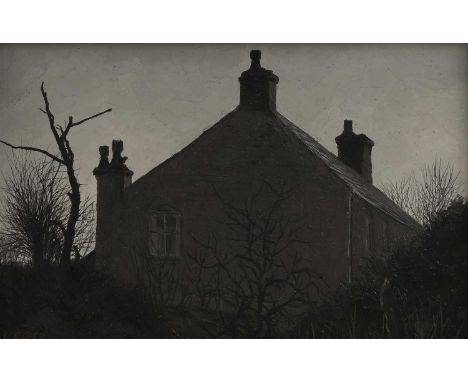 ▲ Jack Simcock (1929-2012) 'Cottage Mow Cop., No. 3'signed and dated 'SIMCOCK/66' l.l., inscribed with title on gallery label