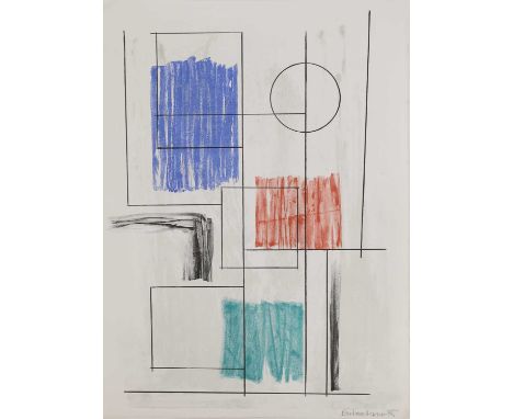 ▲ Dame Barbara Hepworth (1903-1975) 'Argos'lithograph in colours, 1969, signed 'Barbara Hepworth' in pencil l.r.sheet 82 x 59