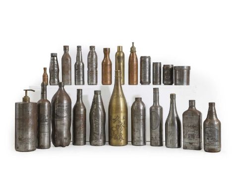 Zheng Guogu (Chinese, b.1970)  'Year Two Thousand, Another Two Thousand Years to Rust', 1999-2007 a set of etched bottles and