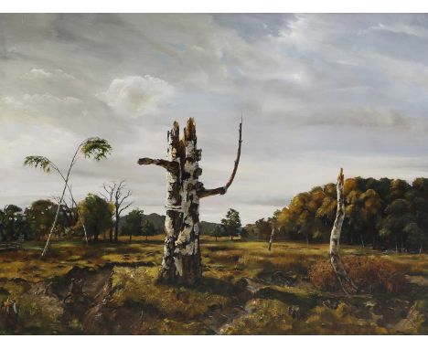 ▲ Julian Perry (b.1960) 'Long Running'signed with initials and dated '04' l.r., also signed, inscribed with title and dated v