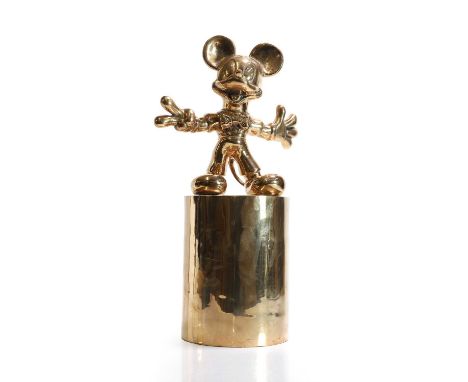 ▲ Clive Barker (b.1940) 'Mickey Mouse Two' (Fermon 395)polished bronze, stamp signed, inscribed with title, dated '2000' and 