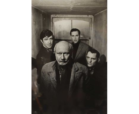 ▲ Peter Rand (b.1940) 'The Caretaker Group', 1963archival pigment print, printed later, signed, inscribed and dated 'VOGUE 7/