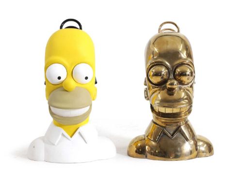 ▲ Clive Barker (b.1940) 'Large Homer Prototype'painted woodsigned 'Clive Barker', inscribed with title and dated '2003-2004' 